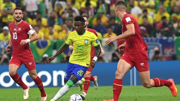 Vinicius ante Serbia / EFE