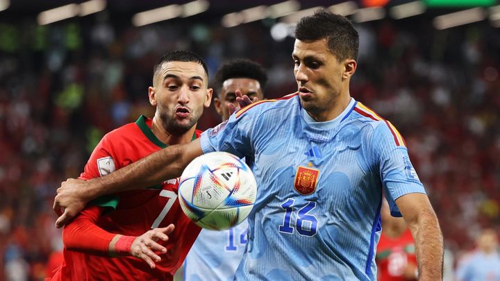 Rodri ante Marruecos / EFE