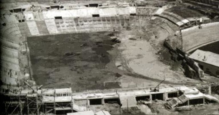 Construcción del estadio Santiago Bernabéu / REAL MADRID