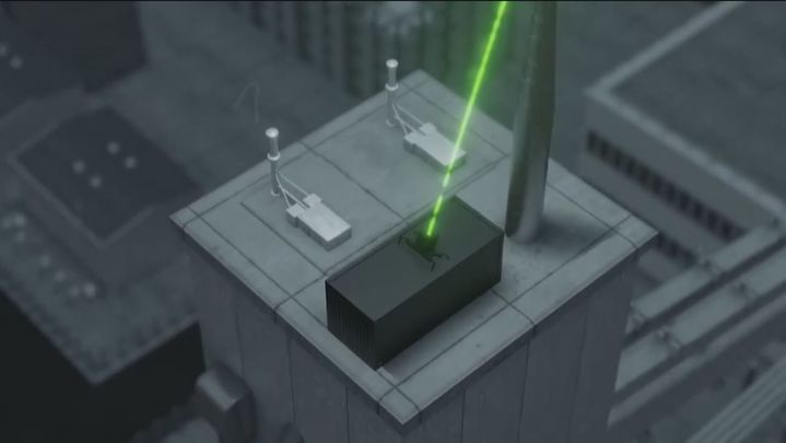 Dispositivo láser para desviar rayis / TELEMADRID