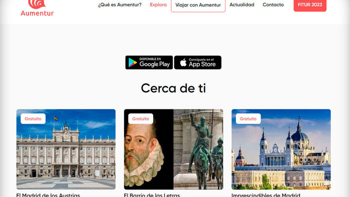 Contenidos turísticos multimedia interactivos de Madrid / Aumentur