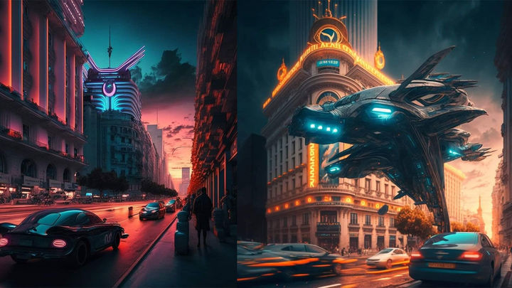 Madrid en un futuro, a través de la Inteligencia Artificial / Guillem Boscà