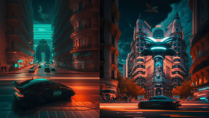 Madrid en el futuro a través de la Inteligencia artificial / Guillem Boscà