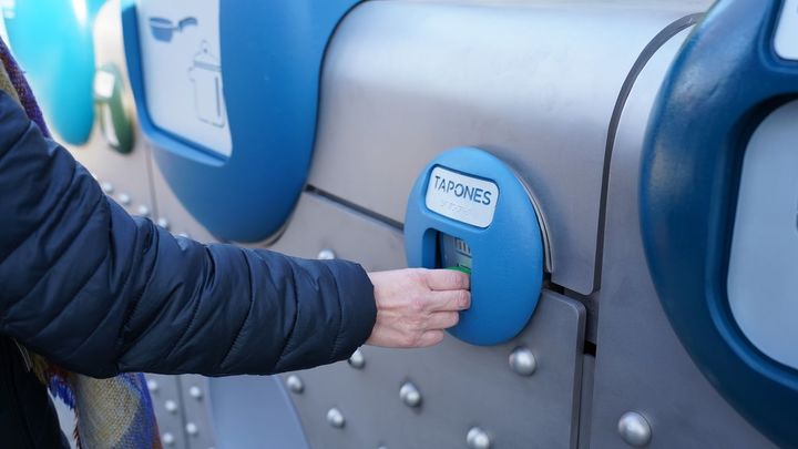 Contenedor de tapones / AYUNTAMIENTO DE LEGANÉS