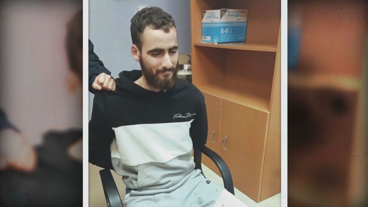 Yasin Kanka, en dependencias policiales tras su detención / ARCHIVO