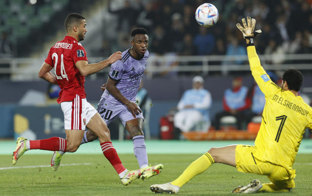 Vinicius marca al Al Ahly / EFE