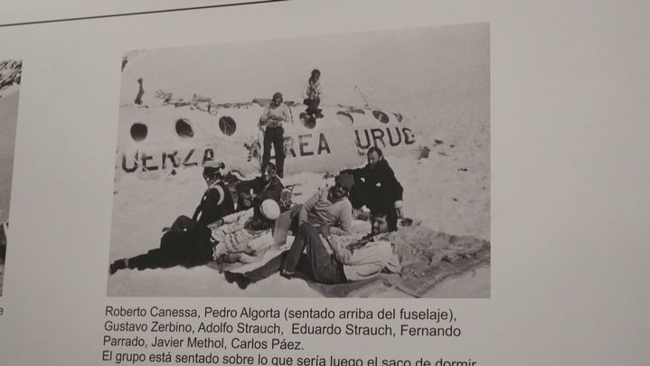 Fotografía del accidente aéreo del equipo de rugby uruguayo / Redacción