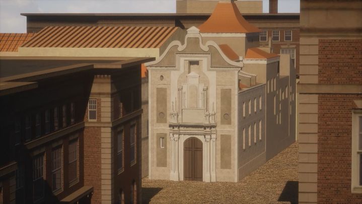 Antiguo convento en la plaza de Tirso de Molina / REDACCIÓN