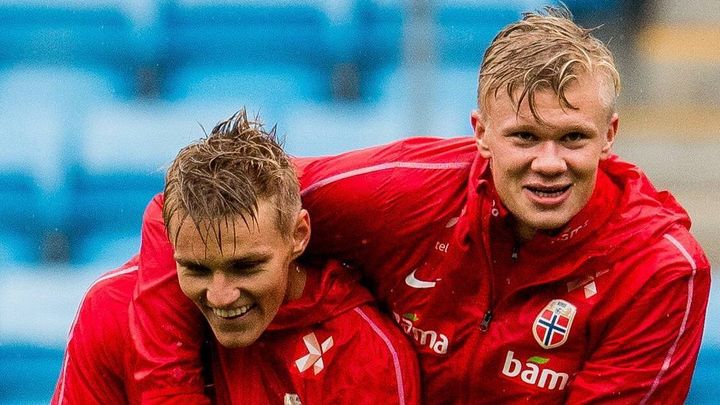 Odegard y Haaland / EFE