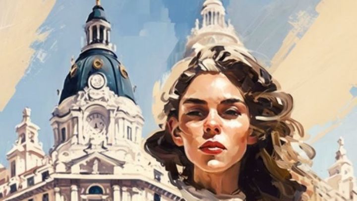 Una mujer madrileña segun la IA / Midjourney