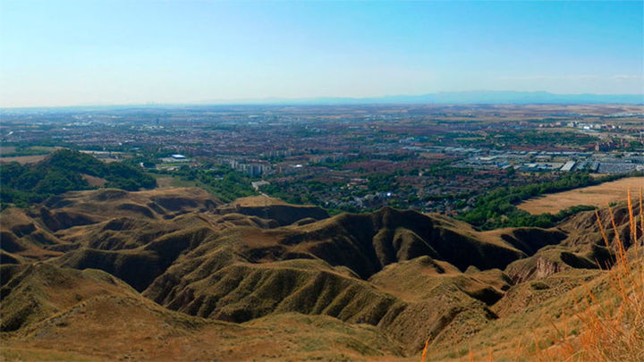 Vista de Alcalá de Henares desde lo alto del cerro Ecce Homo / TELEMADRID