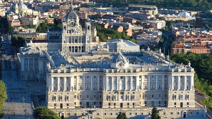Vista aérea del Palacio Real de Madrid / WIKIPEDIA