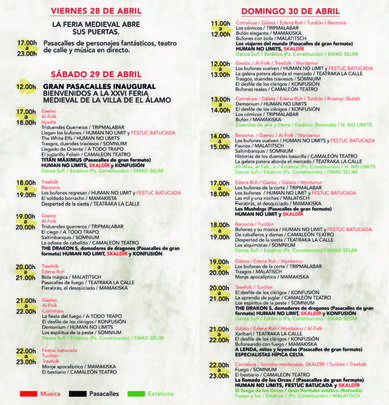 Programación / AYUNTAMIENTO DE EL ALAMO