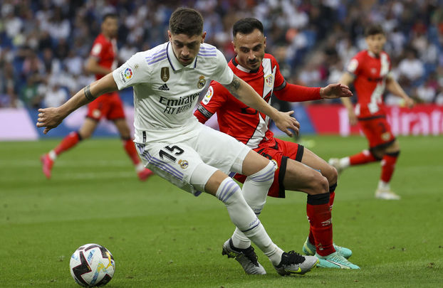 Fede Valverde ante el Rayo Vallecano / EFE