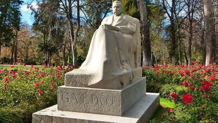 Estatua de Benito Pérez Galdós en El Retiro / AYTO MADRID