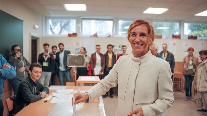 Mónica García augura una "sorpresa" este 28M de ciudadanos que voten por "el futuro de Madrid" / EUROPA PRESS