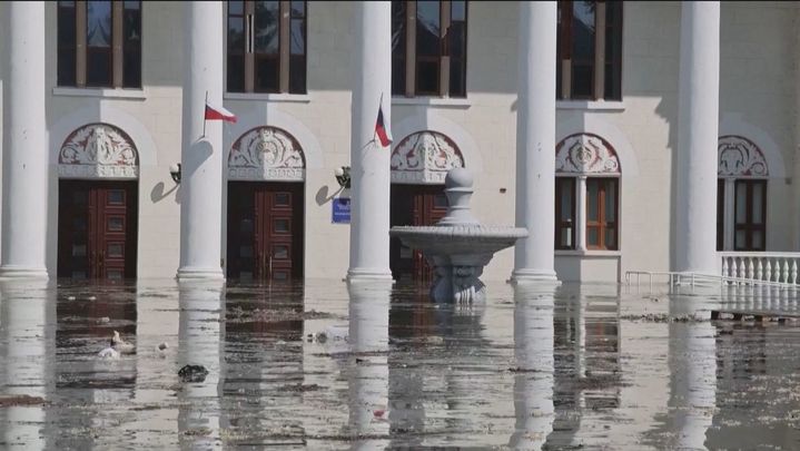 Inundaciones en Nueva Kajovka / EFE
