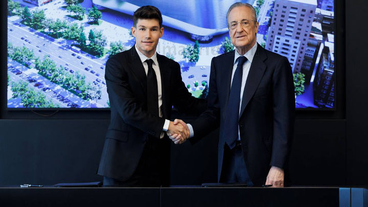 Fran García y Florentino Pérez / REAL MADRID