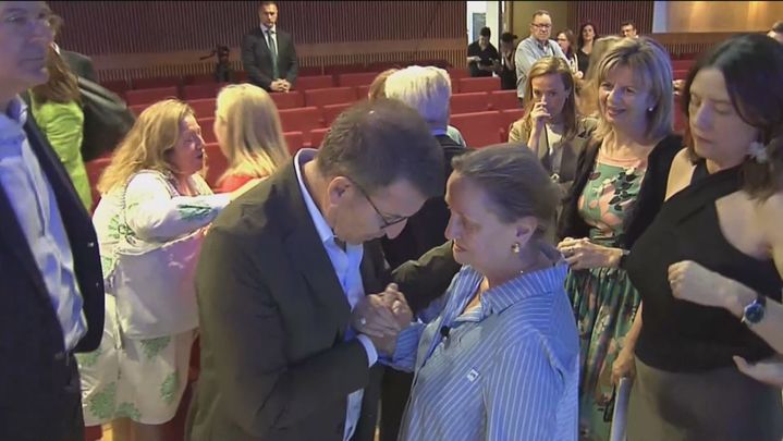 Núñez Feijóo con Amelia Valcárcel / Emisión