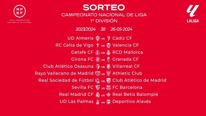 última jornada de la Liga 2023-24 / RFEF