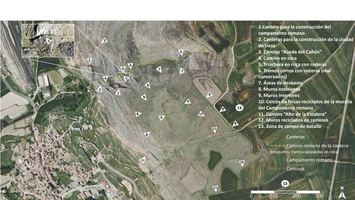 Vista aérea de la zona estudiada / UPM