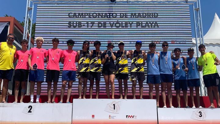 Podio sub'17 / FMVOLEIBOL