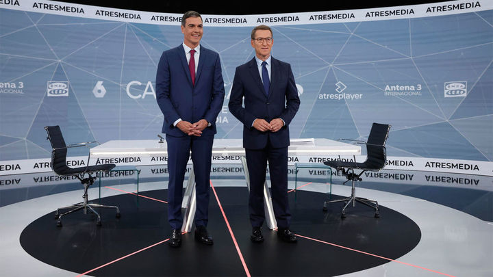 Pedro Sánchez y Alberto Núñez Feijóo / EFE