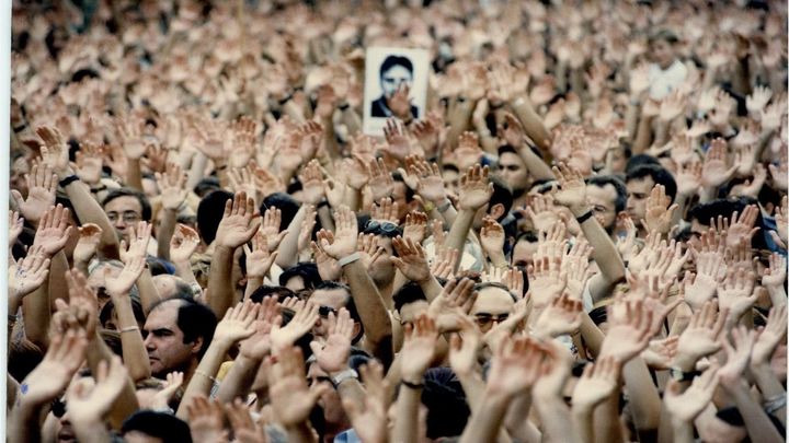 Manifestación por Miguel Ángel Blanco / EUROPA PRESS