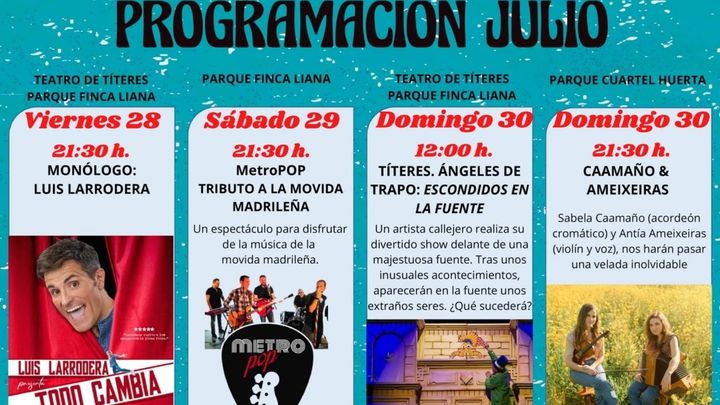 Programación del Verano Flash de Móstoles / AYTO MÓSTOLES