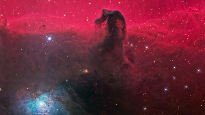 Barnard 33 (B33), más conocida como Nebulosa Cabeza de Caballo, una 'nebulosa oscura' visible por contraste / WIKIPEDIA