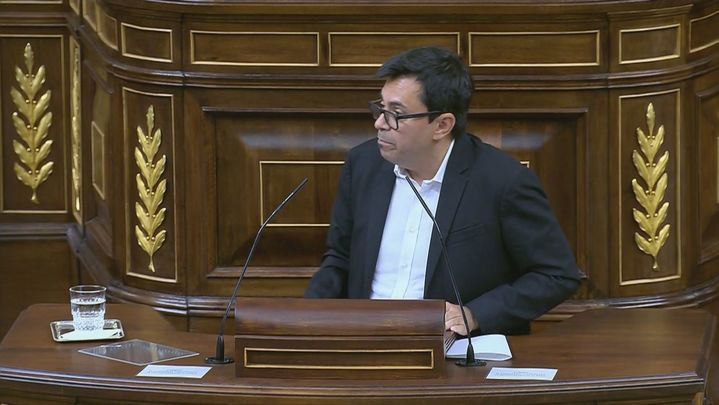 El diputado de SUMAR, Gerardo Pisarello / TELEMADRID