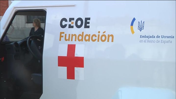 Ambulancia donada a Ucrania / Telemadrid