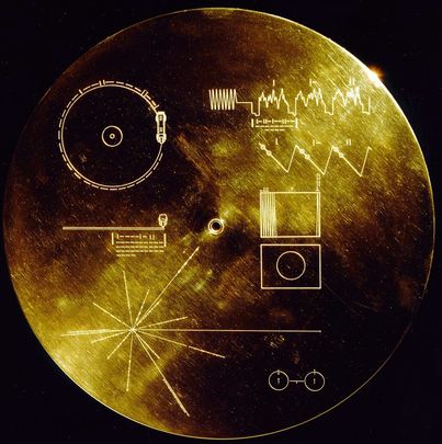 El disco de oro de las Voyager / NASA