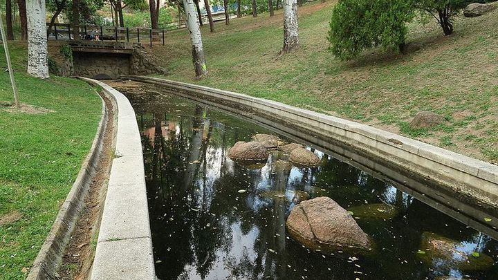 El 'canalillo' del parque de Ofelia Nieto / WIKIPEDIA