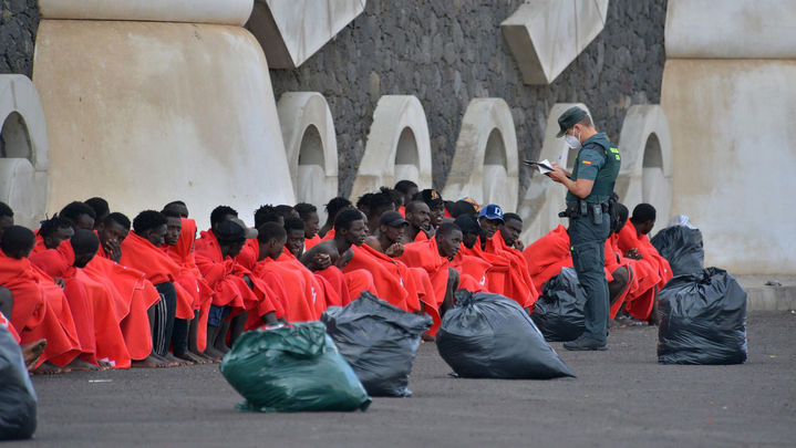 Inmigrantes en El Hierro / EFE