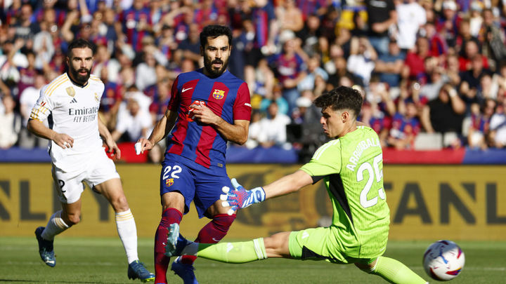 Gündogan anota ante el Real Madrid / EFE