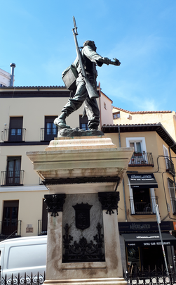 Estatua de Eloy Gonzalo, el héroe de Cascorro / TELEMADRID