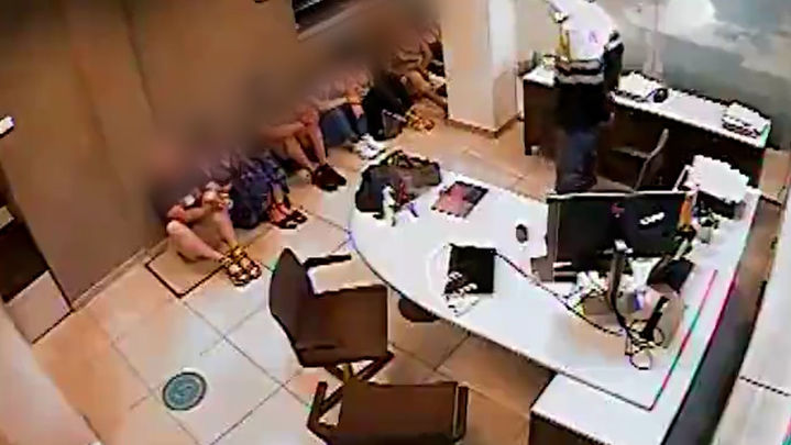 Imagen del atraco / POLICÍA NACIONAL / GUARDIA CIVIL