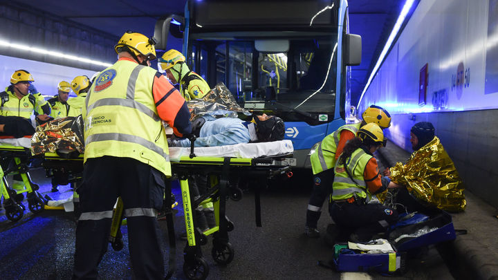 Simulacro en la M-30 / EMERGENCIAS