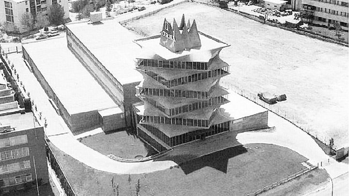 Edificios de los Laboratorios Jorba conocido como 'La Pagoda', obra de Miguel Fisac / DOMINIO PÚBLICO / CC