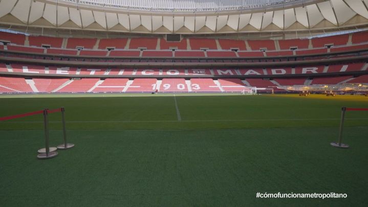 Césped Metropolitano / TeleMadrid
