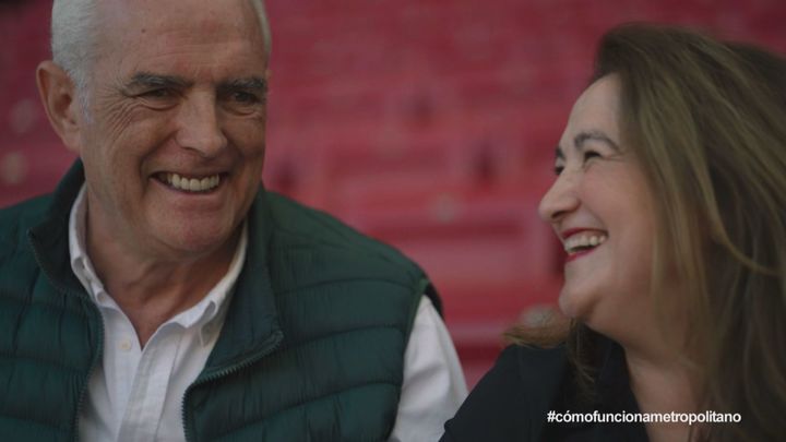 Manuel y Alicia, primera pareja de socios del Atleti / TeleMadrid