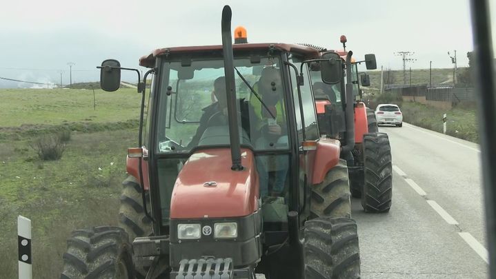 Tractorada en Madrid / TELEMADRID