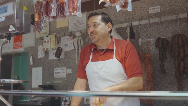 José Antonio Morato, carnicero de Manzanares el Real / TELEMADRID