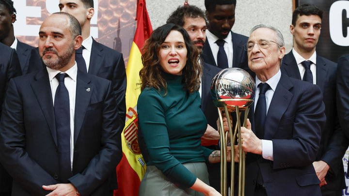 Ayuso y Florentino Pérez / EFE