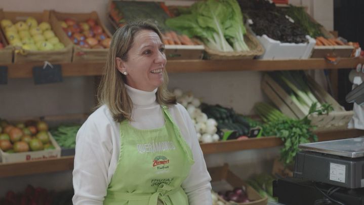 Alicia, frutera de Cercedilla / Telemadrid