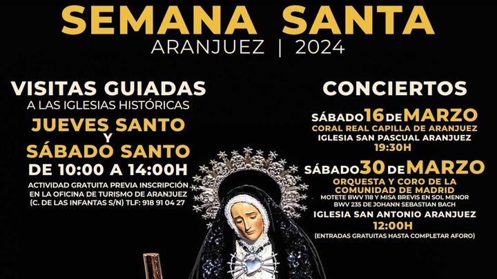 Cartel Semana Santa Aranjuez 2024 / TELEMADRID