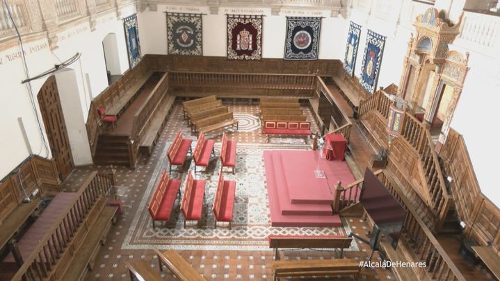 Sala de actos de la Universidad de Alcalá de Henares / Telemadrid