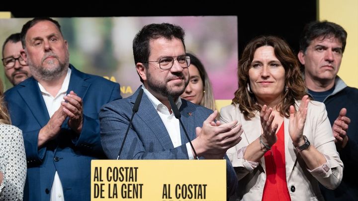 Pere Aragponés tras los comicios / Europa Press