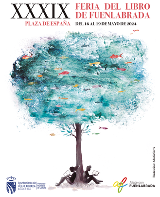 Cartel de la Feria del Libro de Fuenlabrada 2024 / AYTO FUENLABRADA
